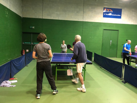 The table tennis tournament! A great afternoon!!!