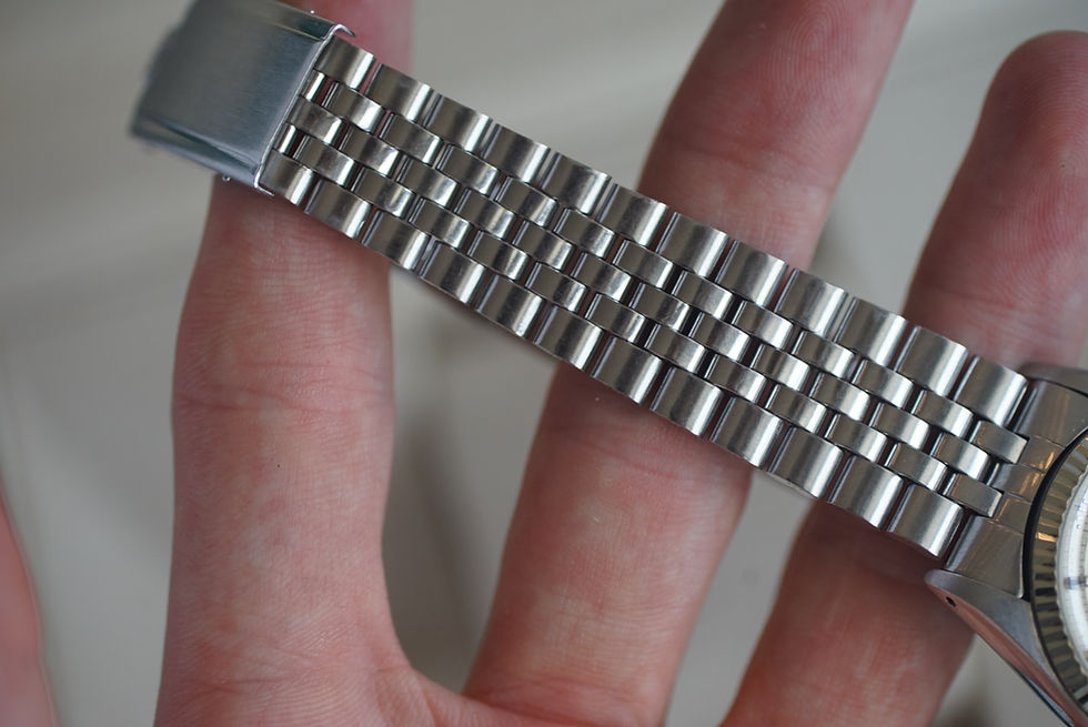 Thumbnail: Rolex Datejust 36mm Ref 1601 fra 1969 Pie Pan Dial 0 sek avvik