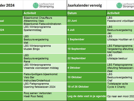Jaarkalender LBS 2024
