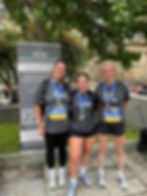 WHM runners from Brighouse Bats Rounders Team