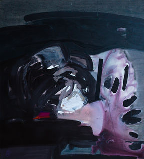 Trace. Oil on canvas. 100 W x 110 H x  2 D cm. 2019.jpg