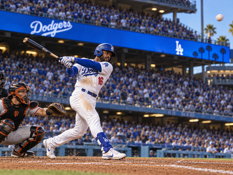 Dodgers Sweep Giants in Come from Behind Style to Advance