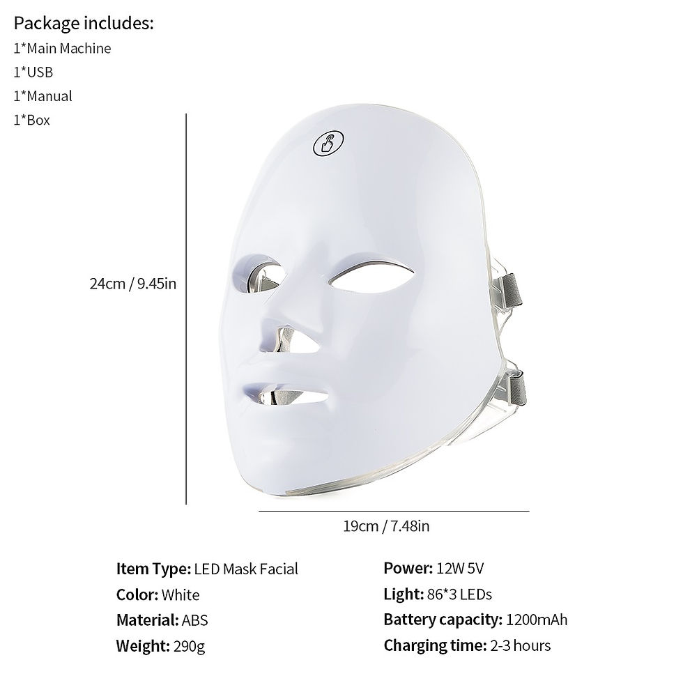 Thumbnail: Diana Essence AuraGlow™ 7-Colour LED Face & Neck Therapy Mask