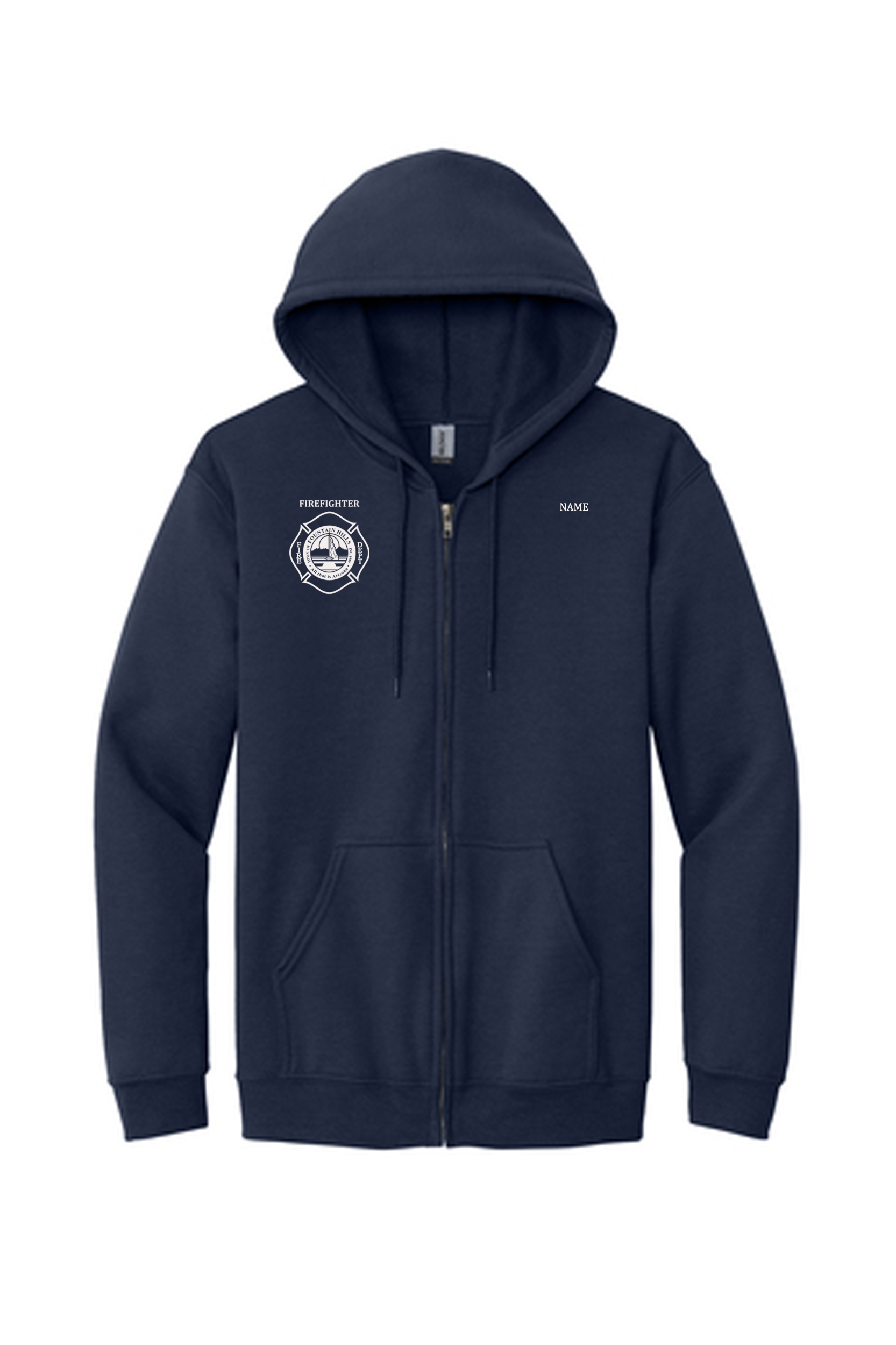 Gildan Full-Zip Hooded Sweatshirt- FH