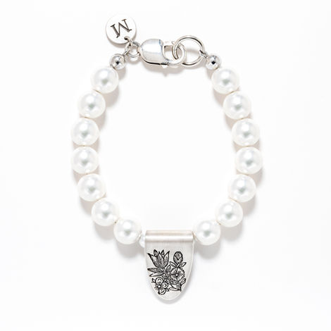 MEDITATIONS "les fleurs"-Bracelet/Pearl/OVAL