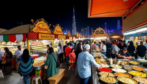 Taste of Dubai event showcasing corporate culinary experiences and gourmet food festival highlights