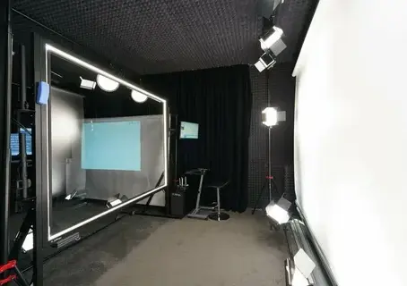 Studio-produced content setup for corporate event marketing in Dubai