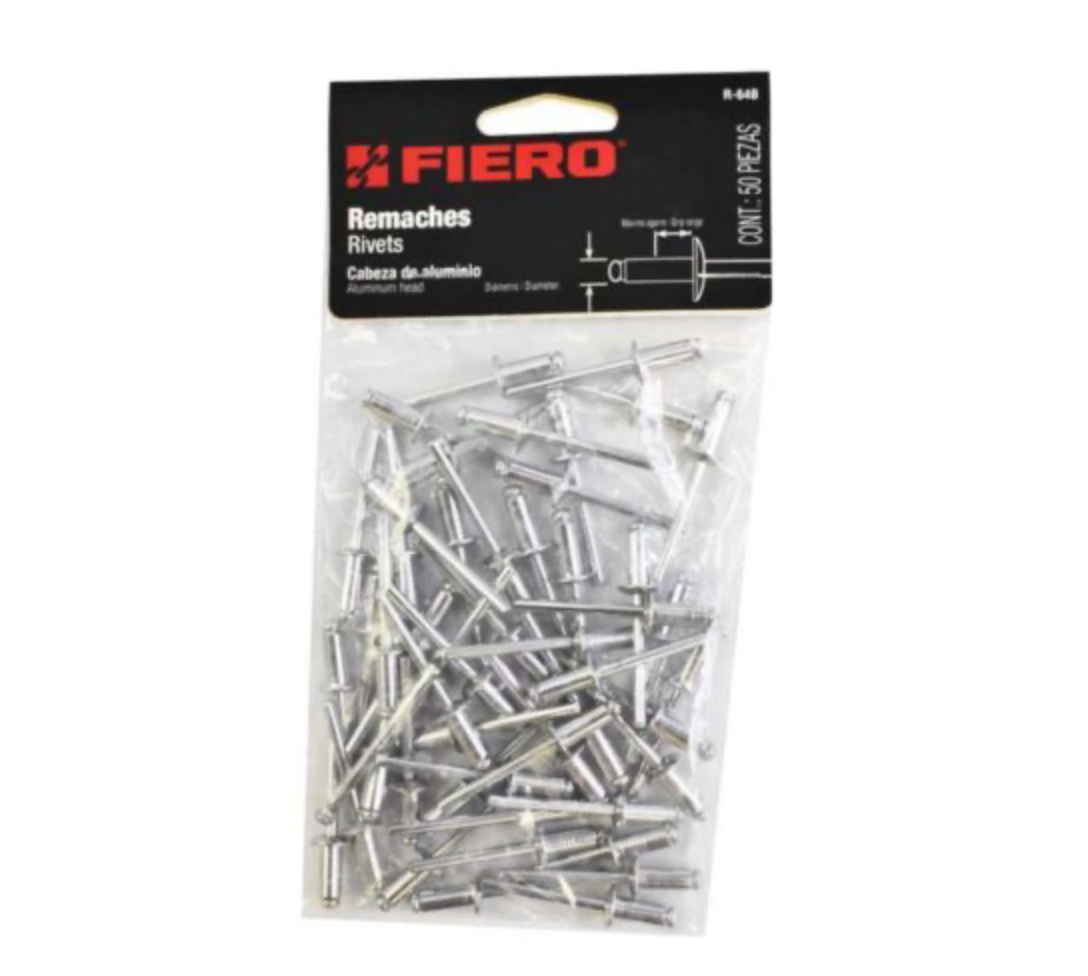 REMACHES CON ESPIGA 3.2X11.10M BOLSA CON 50 PZAS R-45B FIERO<strong>*Para Precio