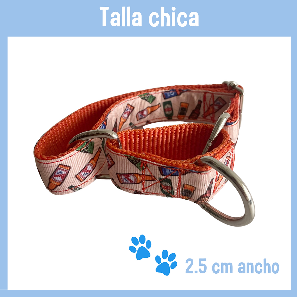 Collar Martingale drink naranja CHICO