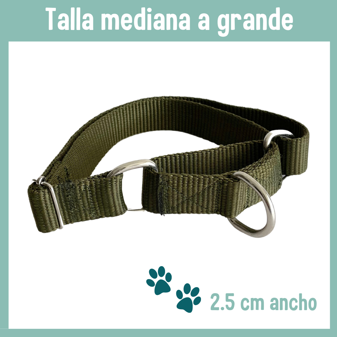 Collar Martingale verde militar M-G