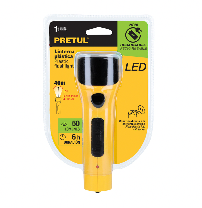 LINTERNA RECARGABLE DE LED 10 LUMENES LILE-3P PRETUL<strong>*Para Precio ¡Contác