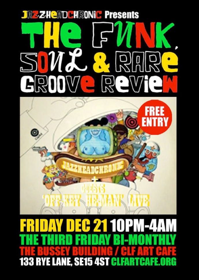 Fri Dec 21 - Funk, Soul, Rare Groove