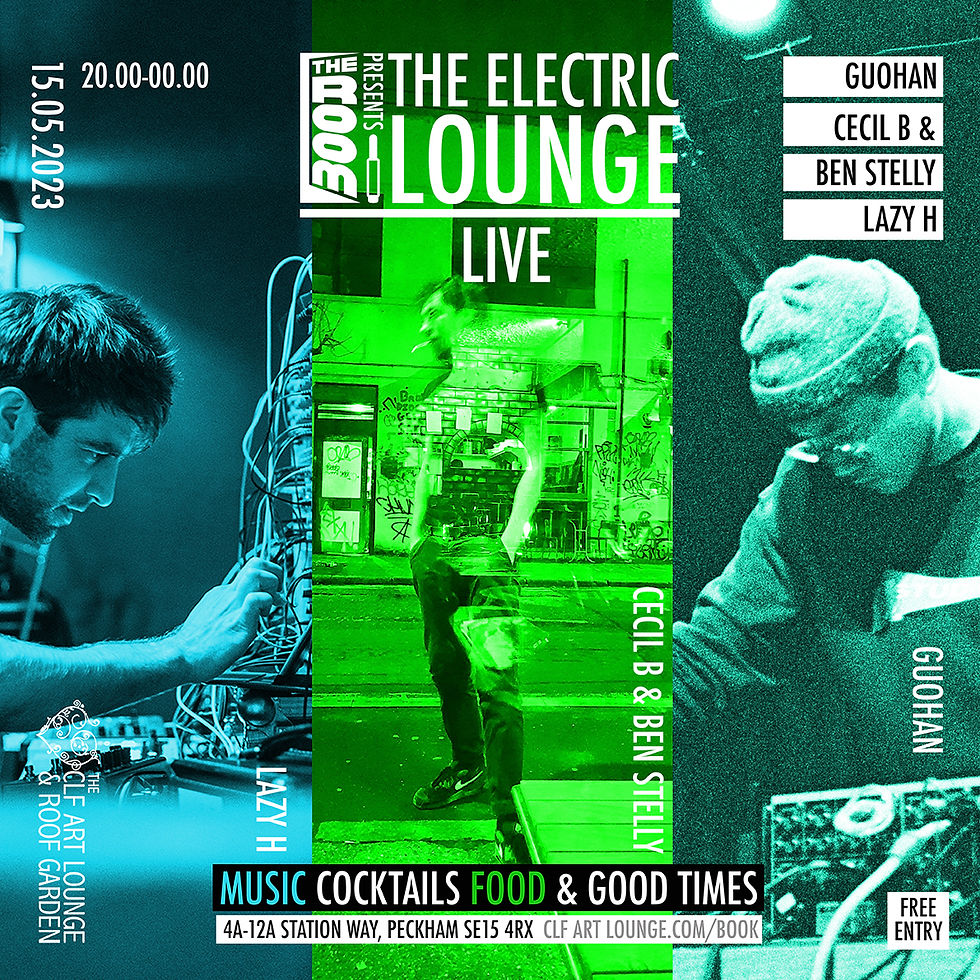 The Room presents The Electric Lounge with Guohan, Cecil & Ben Stelly & Lazy H (Live)