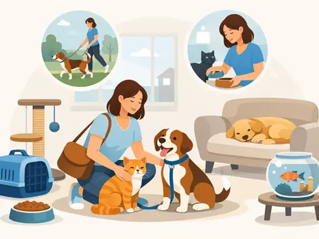 What Happens During Visits From a Pet Sitter?