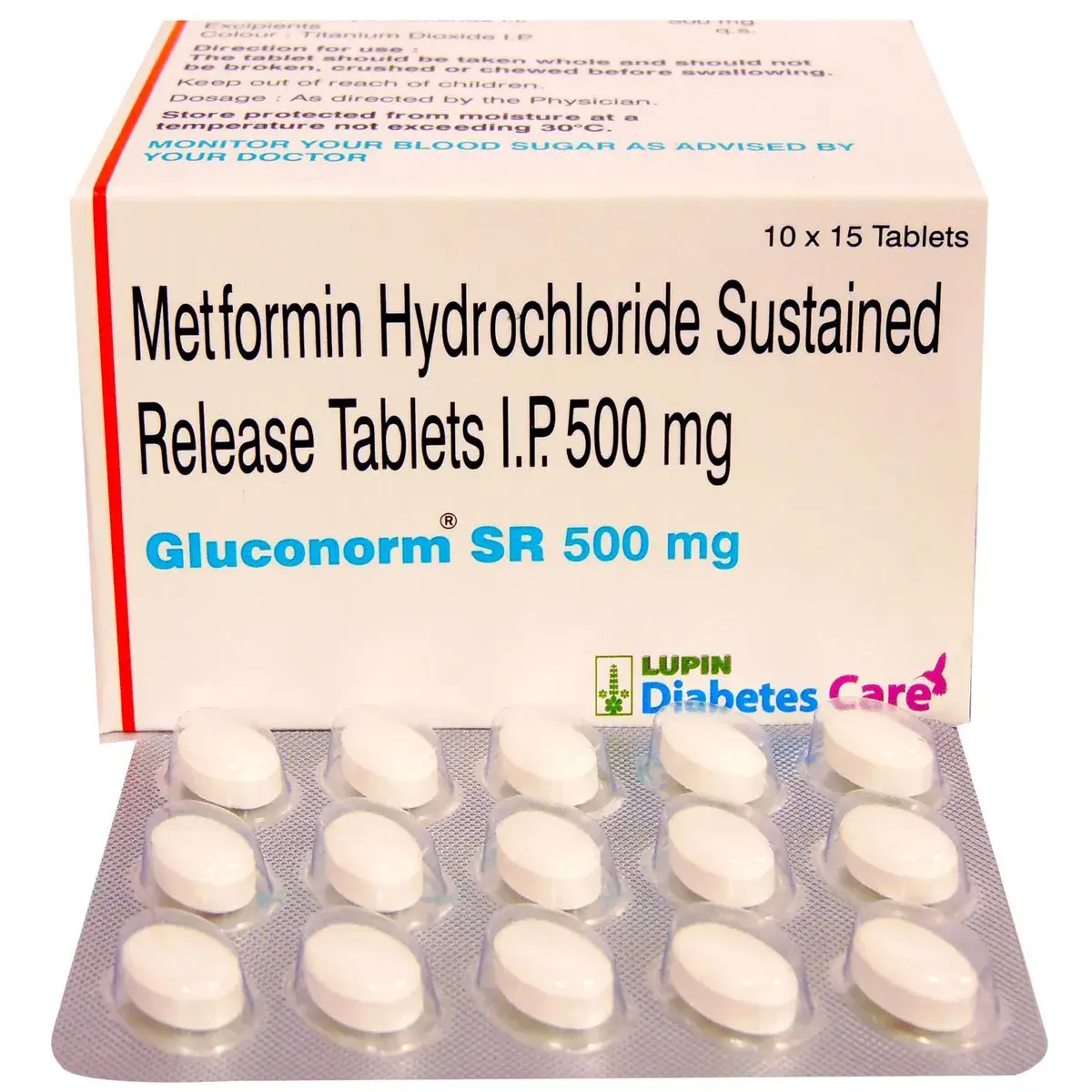 GLUCONORM SR 500mg