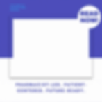 Blue and white graphic with text: "Pharmacist-led. Patient-centered. Future-ready." and "Read Now!" in a circle. Professional and modern design. Regarding population health pharmacy whole person care models.