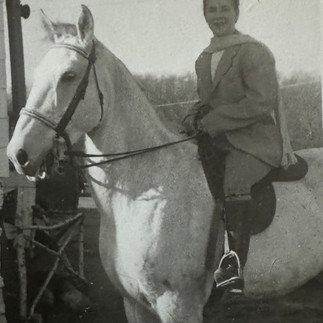 Mom was quite the equestrian