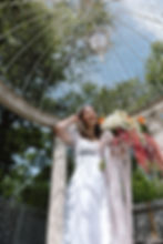 a vintage editorial bridal portrait