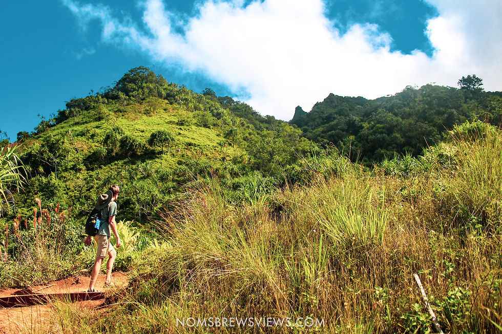 Hiking the Kalalau Trail in Kauai Hawaii