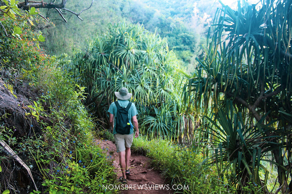 Hiking the Kalalau Trail in Kauai Hawaii