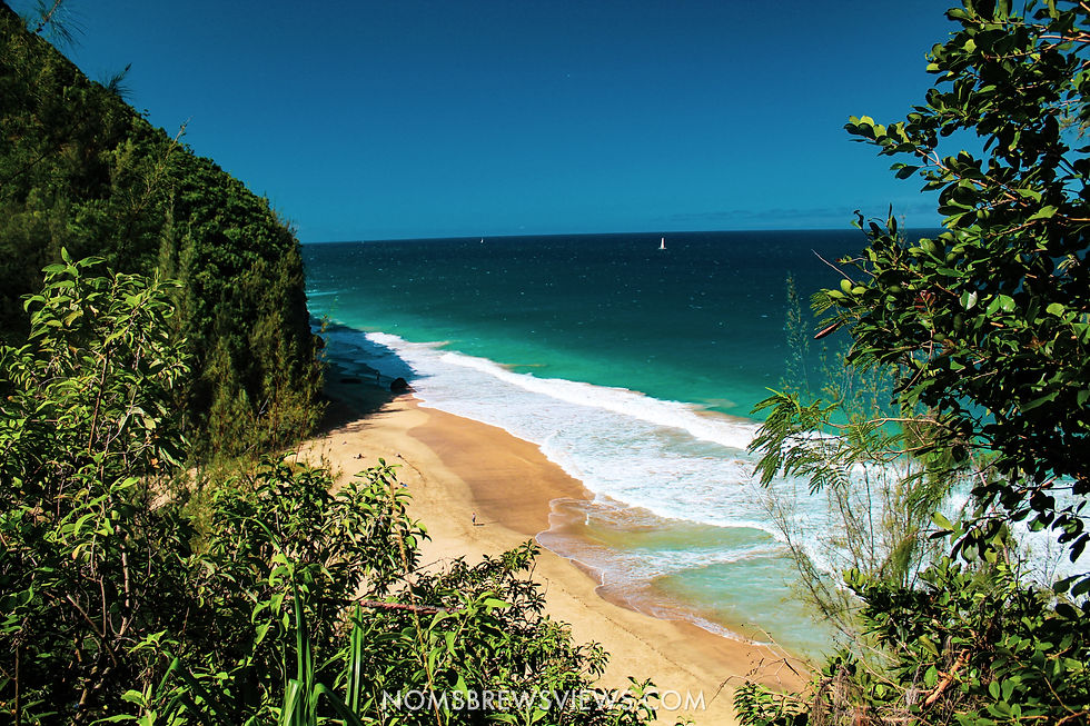 Hiking the Kalalau Trail in Kauai Hawaii