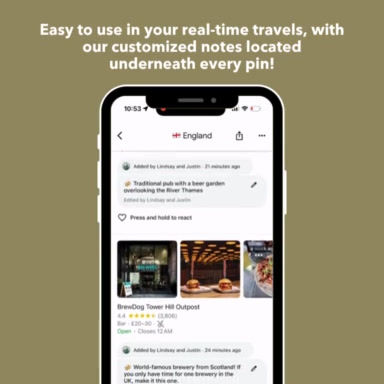 Thumbnail: England Pinned Google Map