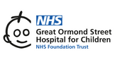 Great Ormond Street Hospital for Children - NHS Foundation Trust. Black line drawing of child face
