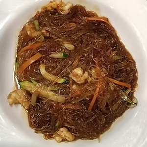 40_Spaghetti di soia con gamberi e verdure