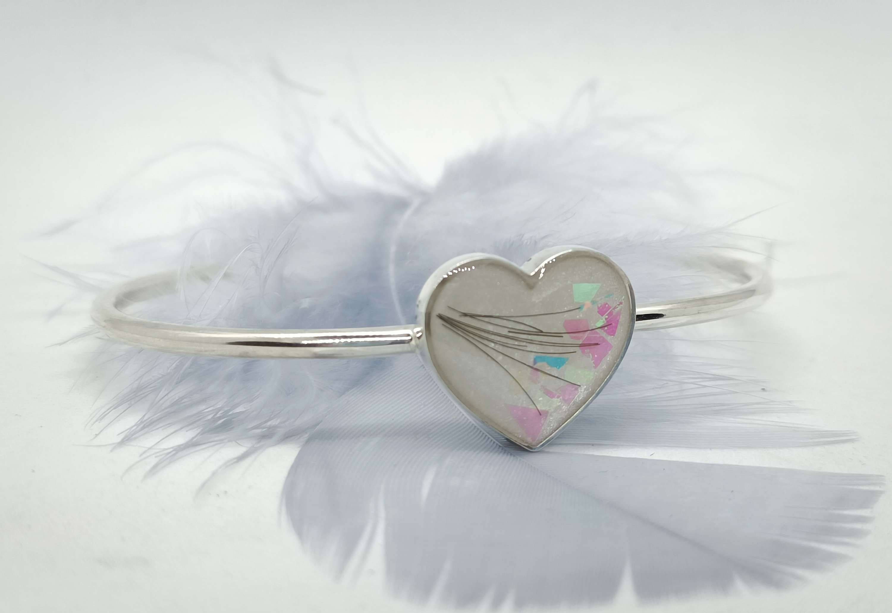 Heart bangle