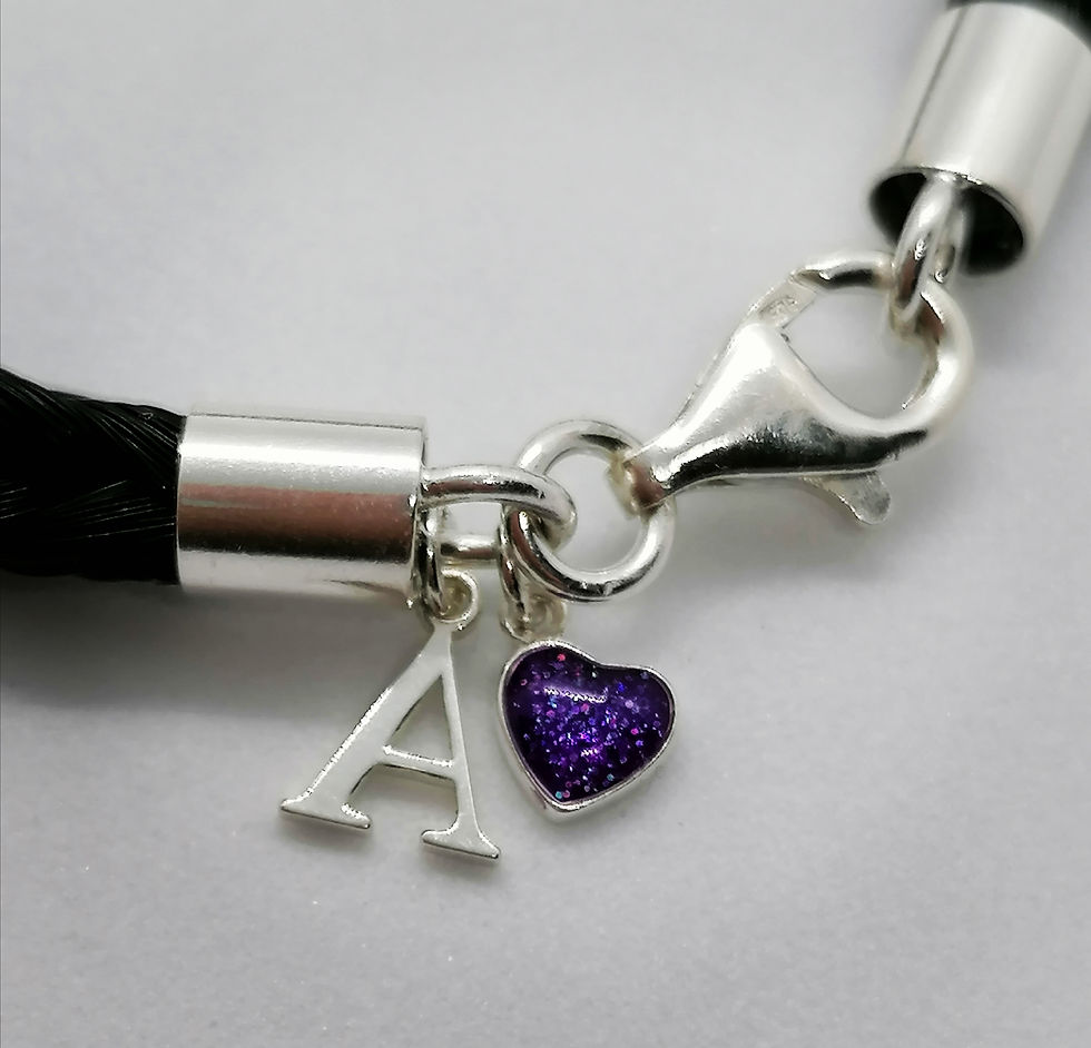 Sterling silver initial charm A to Z