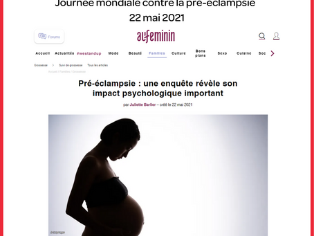 Revue de presse : Journée mondiale contre la pré-éclampsie 2021