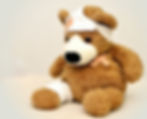 Teddy Bear with bandages for holistic healing