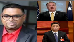 China Not Happy With Pompeo Trip To Guyana.
