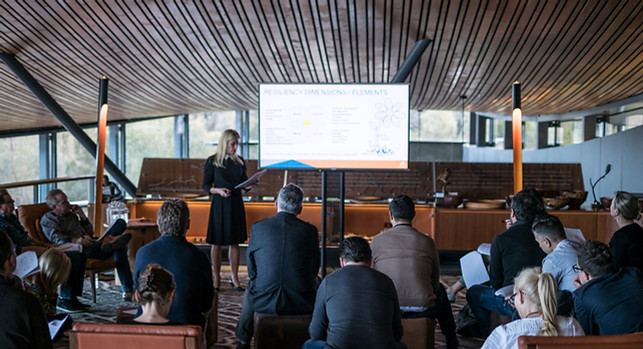 Alisa Camplin teaching resilience tools