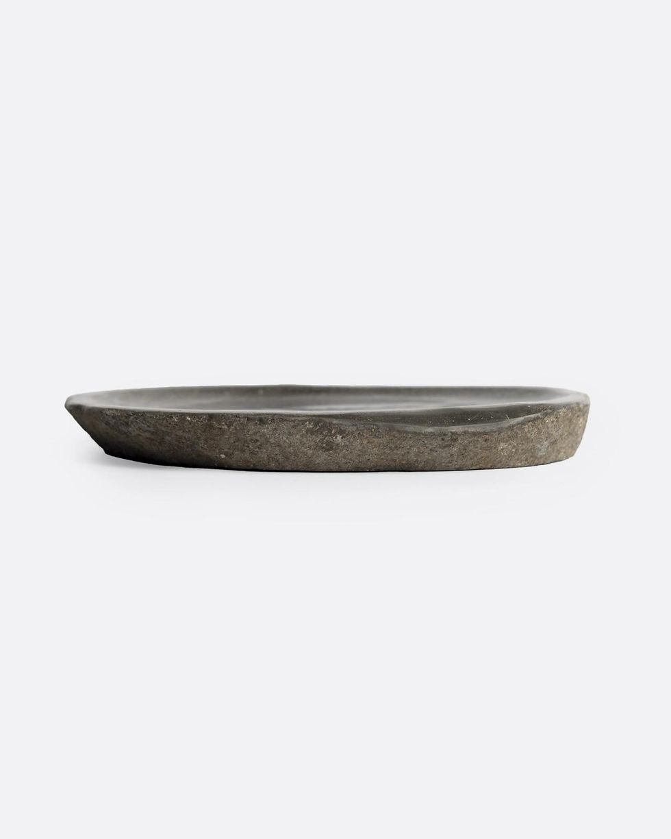 Thumbnail: Oval Gray Stone Serving Platter
