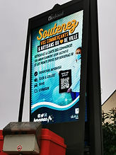 Panneau informations ville Lumiplan