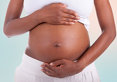 Ventre de femme enceinte