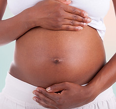 Ventre de femme enceinte