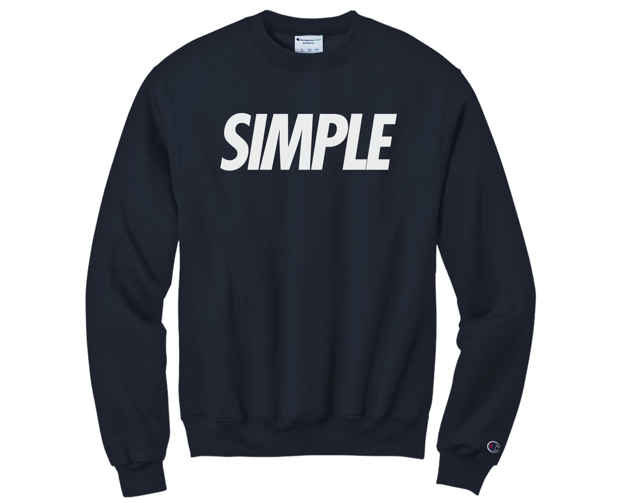 "SIMPLE" Crewneck | Navy Blue