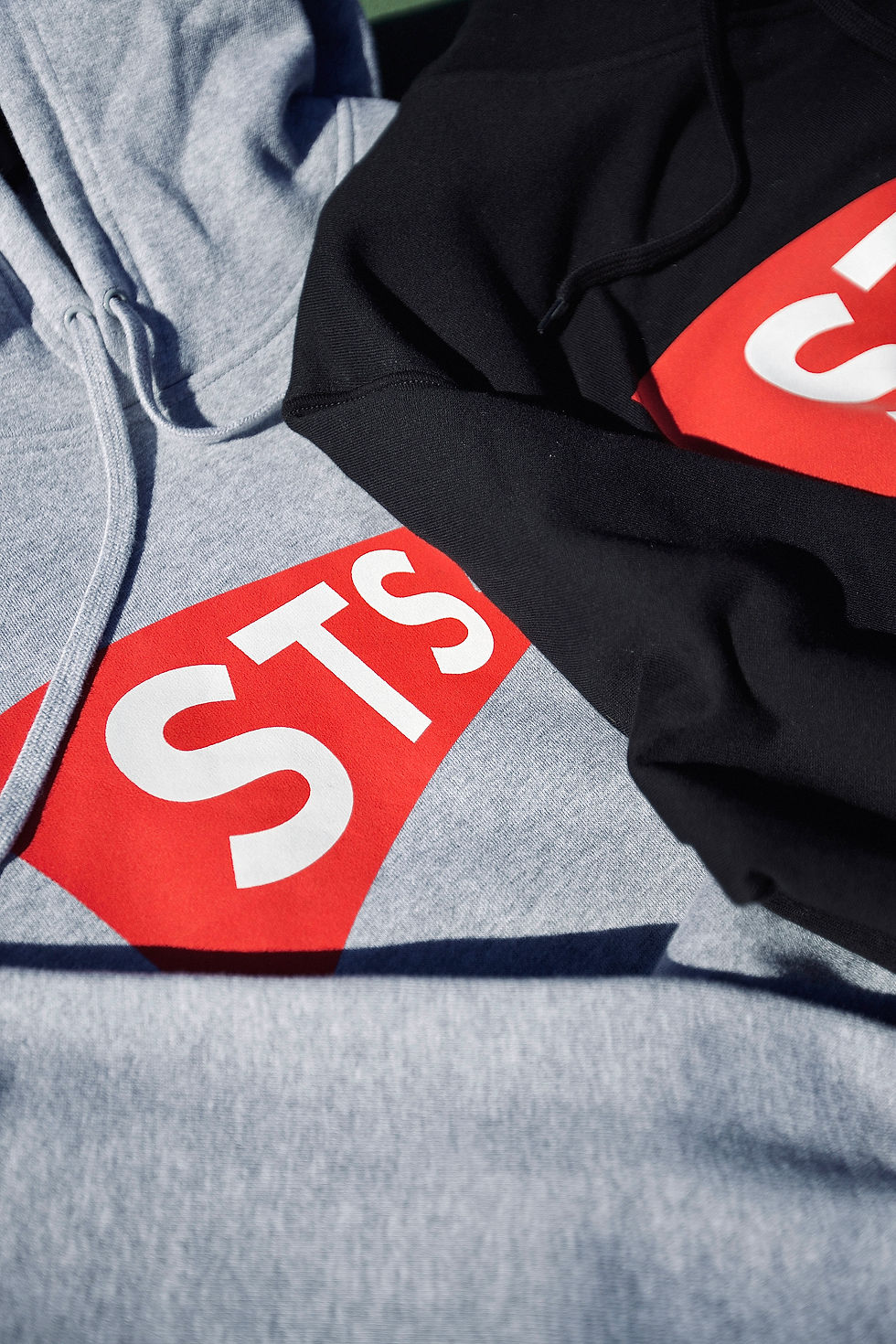 Thumbnail: "Red Flag" Premium Hoodies | Grey