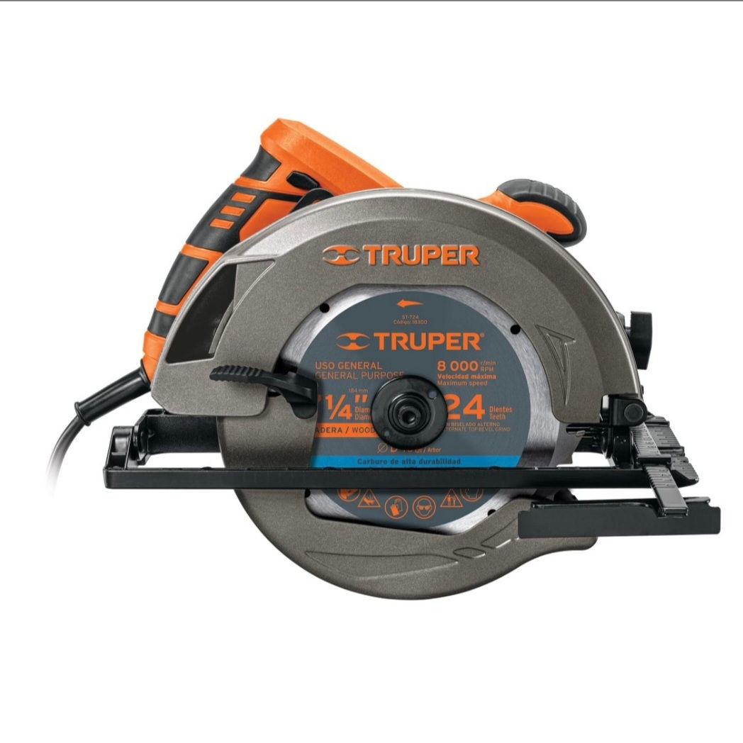 Sierra circular 7-¼4" 1750W profesional TRUPER 