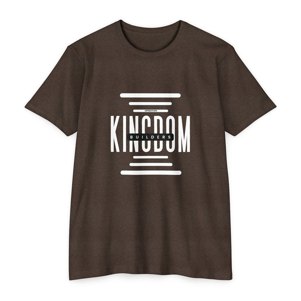 Thumbnail: Operation KB: King David with a Sling Unisex CVC Jersey T-shirt