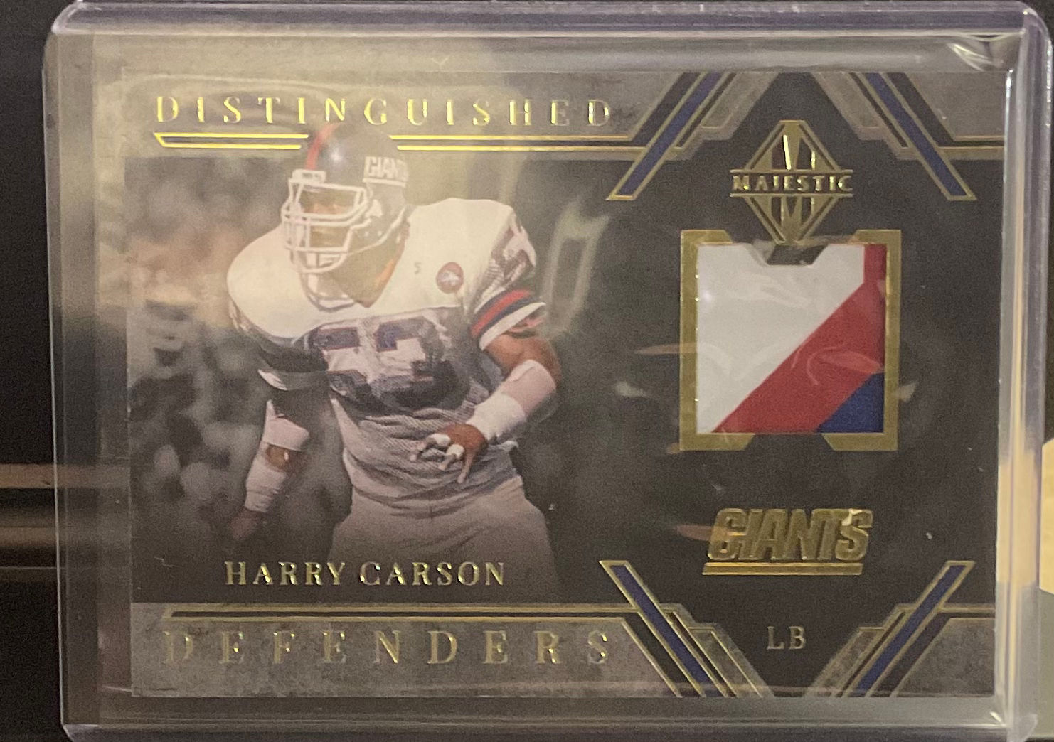 Harry Carson Distinguished Defenders patch /25