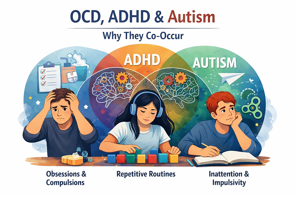 OCD, Autism, and ADHD: Why They Co-Occur and How to Get the Right Diagnosis and Treatment