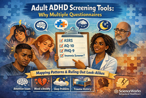 Why Clinicians Use Multiple Adult ADHD Screening Tools in ADHD/Autism Evaluations (and What Each One Adds)