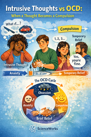 Intrusive Thoughts vs OCD: When a Thought Becomes a Compulsion