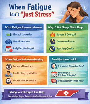Fatigue on a Health Screener: Why Low Energy Is Not Always “Just Stress”