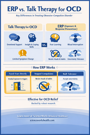 ERP vs Talk Therapy for OCD: What Actually Changes Symptoms