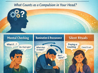 Pure O & Mental Rituals: What Counts as a Compulsion (Even When It’s “Only in Your Head”)