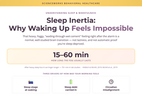 Sleep Inertia: Why Waking Up Feels Impossible (and How to Ease It)
